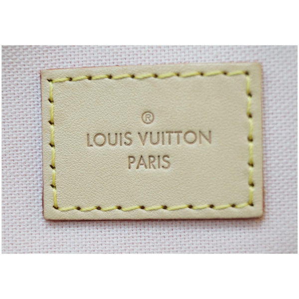 LOUIS VUITTON Iena MM Damier Azur Shoulder Bag White