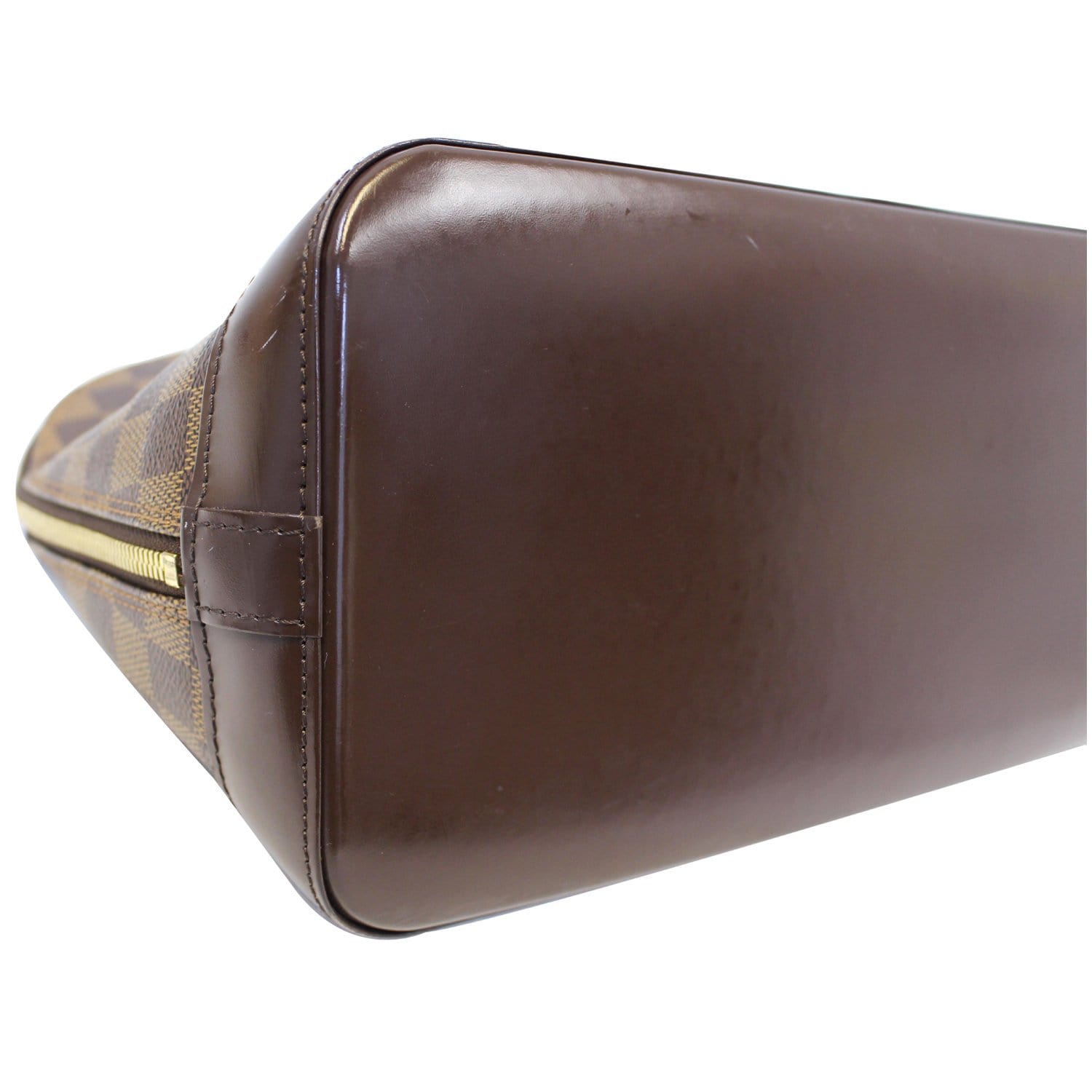 Louis Vuitton Alma PM Damier Ebene Top Handle Bag ○ Labellov