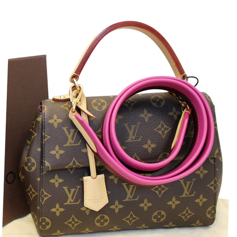 LOUIS VUITTON Cluny BB Monogram Canvas Shoulder Crossbody Bag