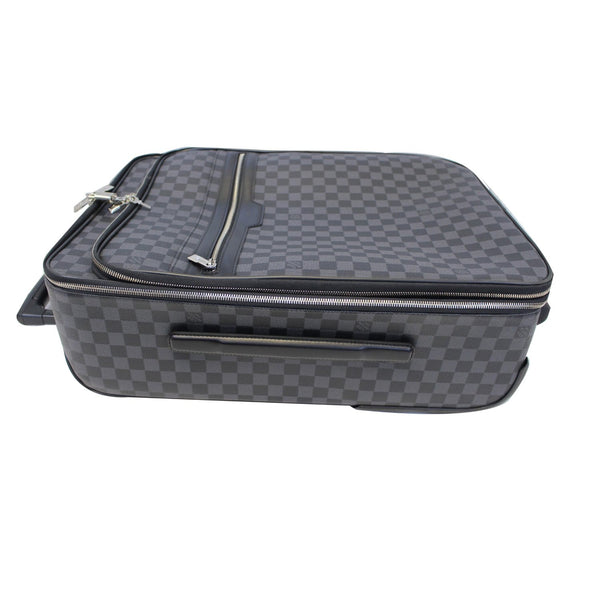LOUIS VUITTON Pegase 55 Damier Graphite Business Suitcase Travel Bag Black