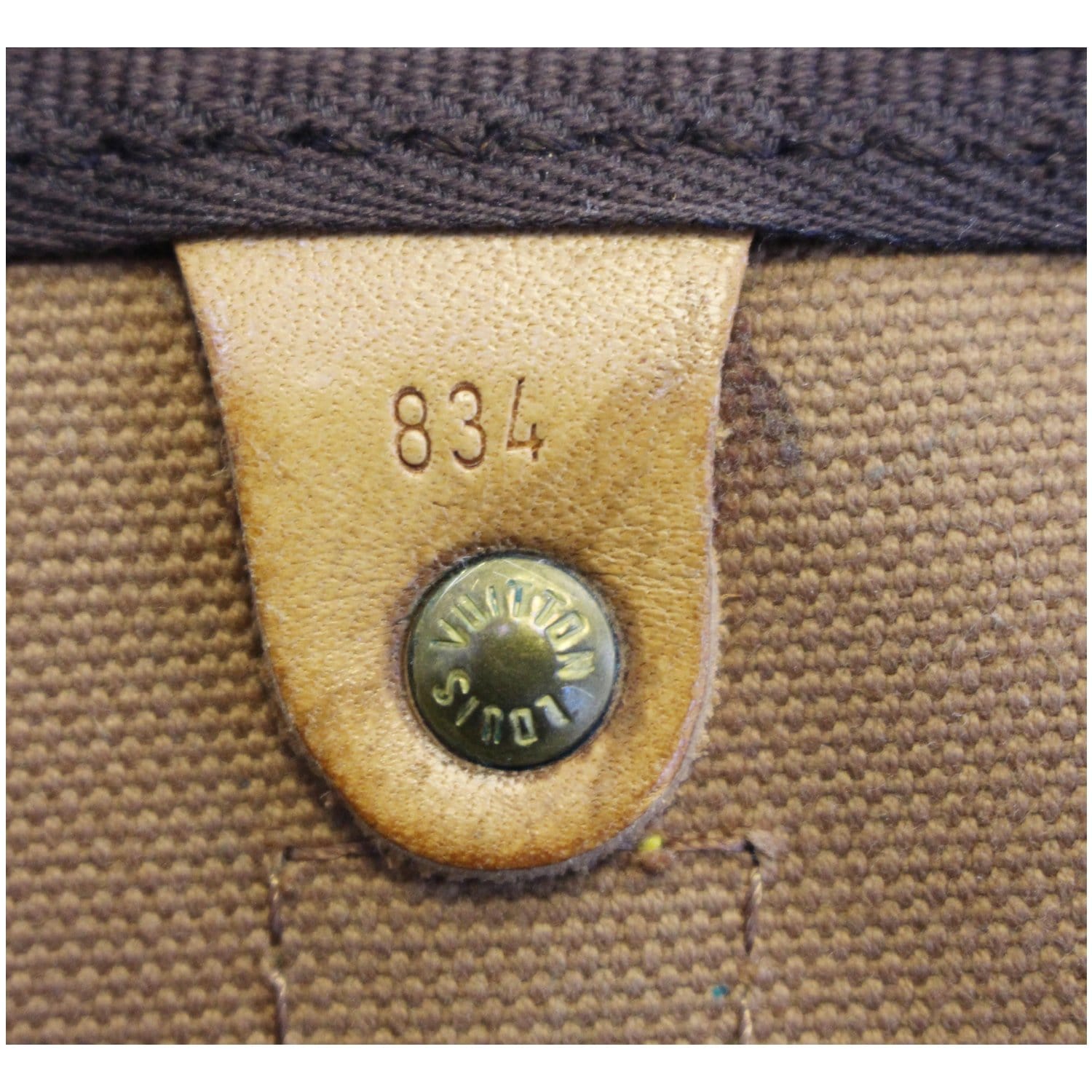 Keepall 55 Vintage bag in brown monogram canvas