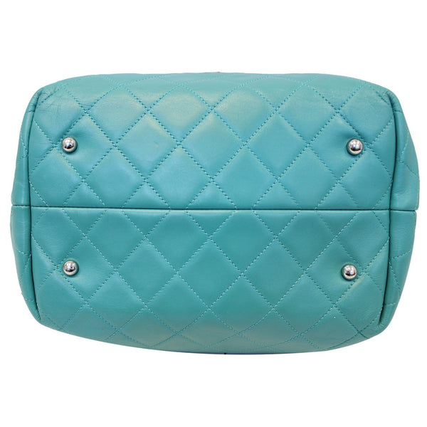 Chanel Tote Bag Calfskin Up In The Air North South Teal