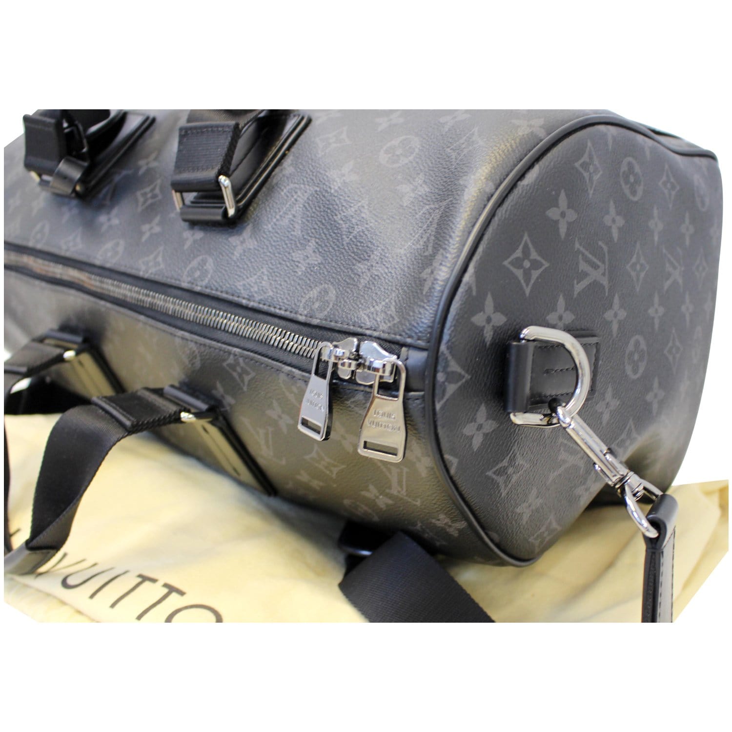 Louis Vuitton LV Soft Travel Pouch Black Cloth ref.977574 - Joli Closet