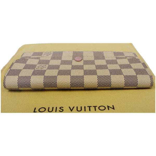 LOUIS VUITTON Emilie Damier Azur Wallet Rose Ballerine-US