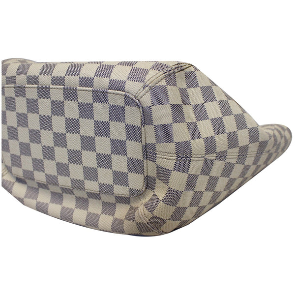 LOUIS VUITTON Salina PM Damier Azur Shoulder Bag White