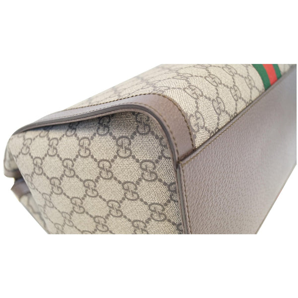 GUCCI Ophidia Medium GG Supreme Tote Shoulder Bag Beige
