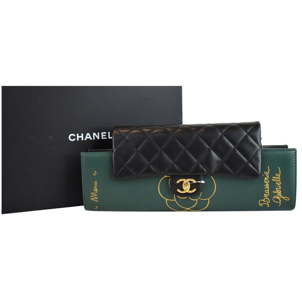 Chanel Gabrielle Brasserie Menu Flap Calfskin Leather Bag