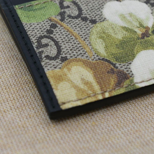 GUCCI Blooms GG Supreme Monogram Card Case Beige | DDH