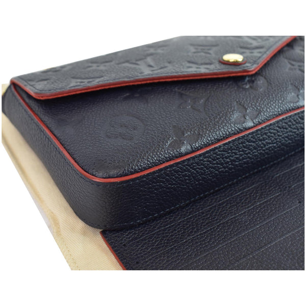 Louis Vuitton Pochette Felicie Monogram Empreinte Pouch - base corner