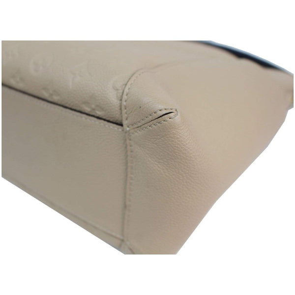 LOUIS VUITTON Bagatelle Monogram Empreinte Shoulder Bag Beige