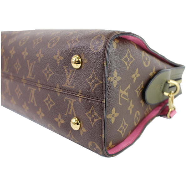 Louis Vuitton Tuileries Monogram Canvas Tote Shoulder - buttons 
