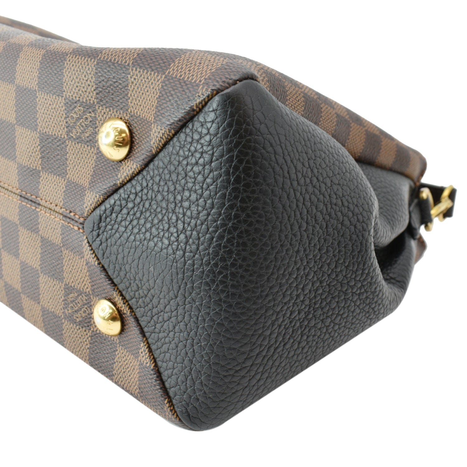 Brittany cloth handbag Louis Vuitton Brown in Cloth - 28146587