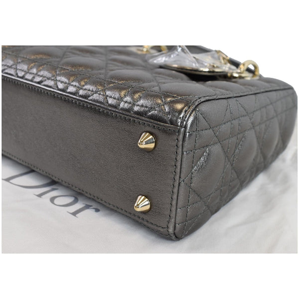 Christian Dior My ABCDior Grained Calfskin bag brass studs