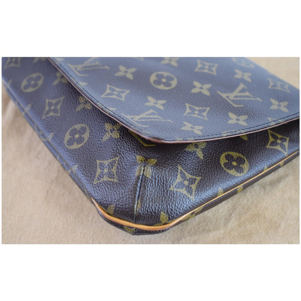 LOUIS VUITTON Musette Tango Monogram Canvas Shoulder Bag Brown