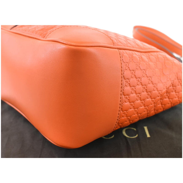 GUCCI Small Bree GG Guccissima Leather Crossbody Bag Orange 449241