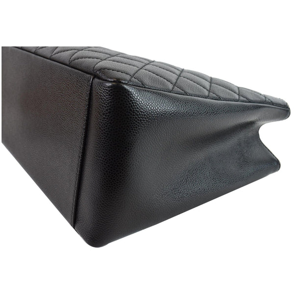 CHANEL Grand Shopping GST Caviar Leather Tote Bag Black