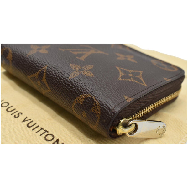 LOUIS VUITTON Monogram Canvas Zippy Coin Purse Brown
