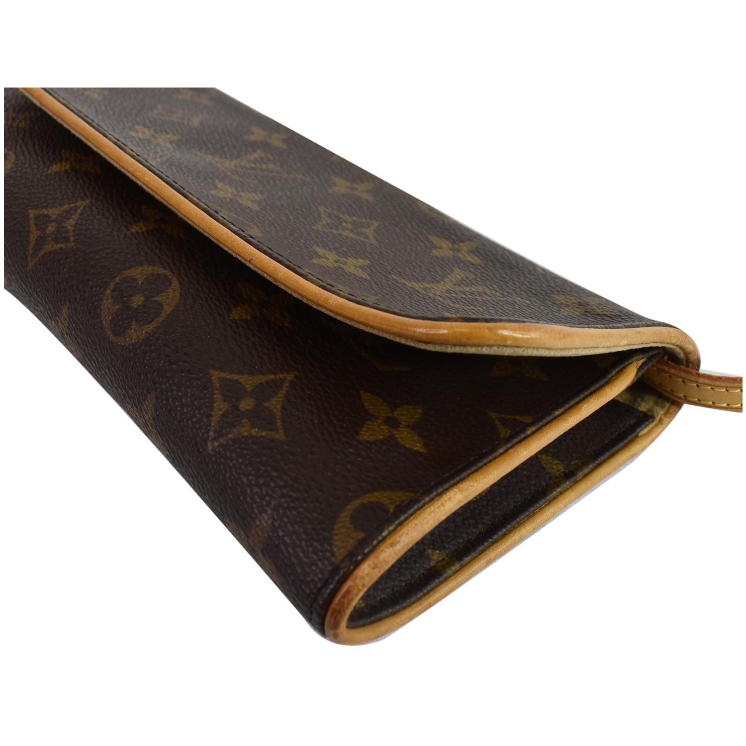 Louis Vuitton Pochette Twin Gm Canvas Clutch Bag (pre-owned) in