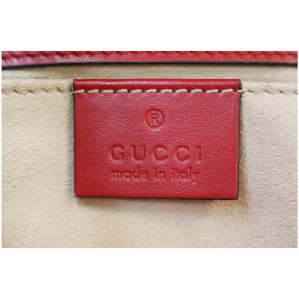 Gucci GG Marmont Mini Leather Crossbody Handbag made in Italy
