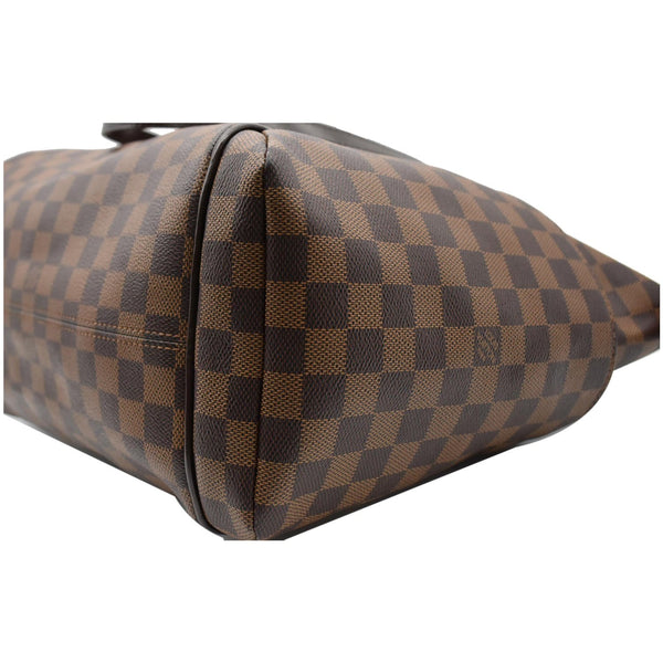 LOUIS VUITTON Totally MM Damier Ebene Shoulder Bag Brown