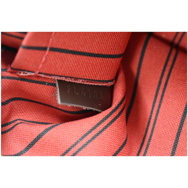 LOUIS VUITTON Neverfull GM Damier Ebene Pochette Wristlet Pouch Brown