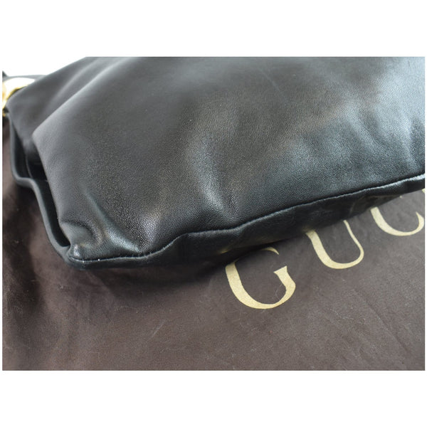 Gucci 1970 Medium Leather Shoulder Bag Black