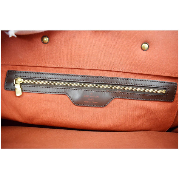 Louis Vuitton Greenwich PM Damier Ebene Travel Tote Bag - internal zip