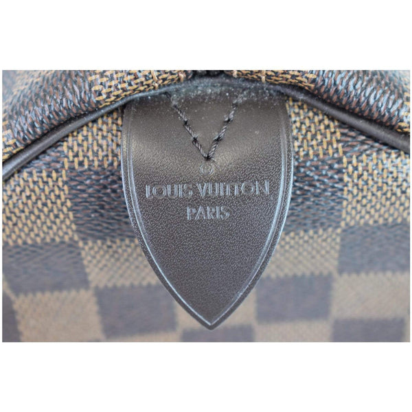 LOUIS VUITTON Speedy 30 Damier Ebene Satchel Bag Brown