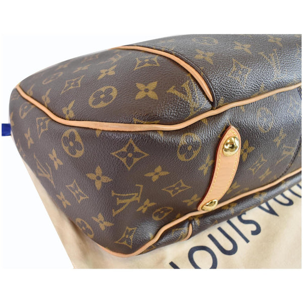 LOUIS VUITTON Galliera PM Monogram Canvas Shoulder Bag Brown