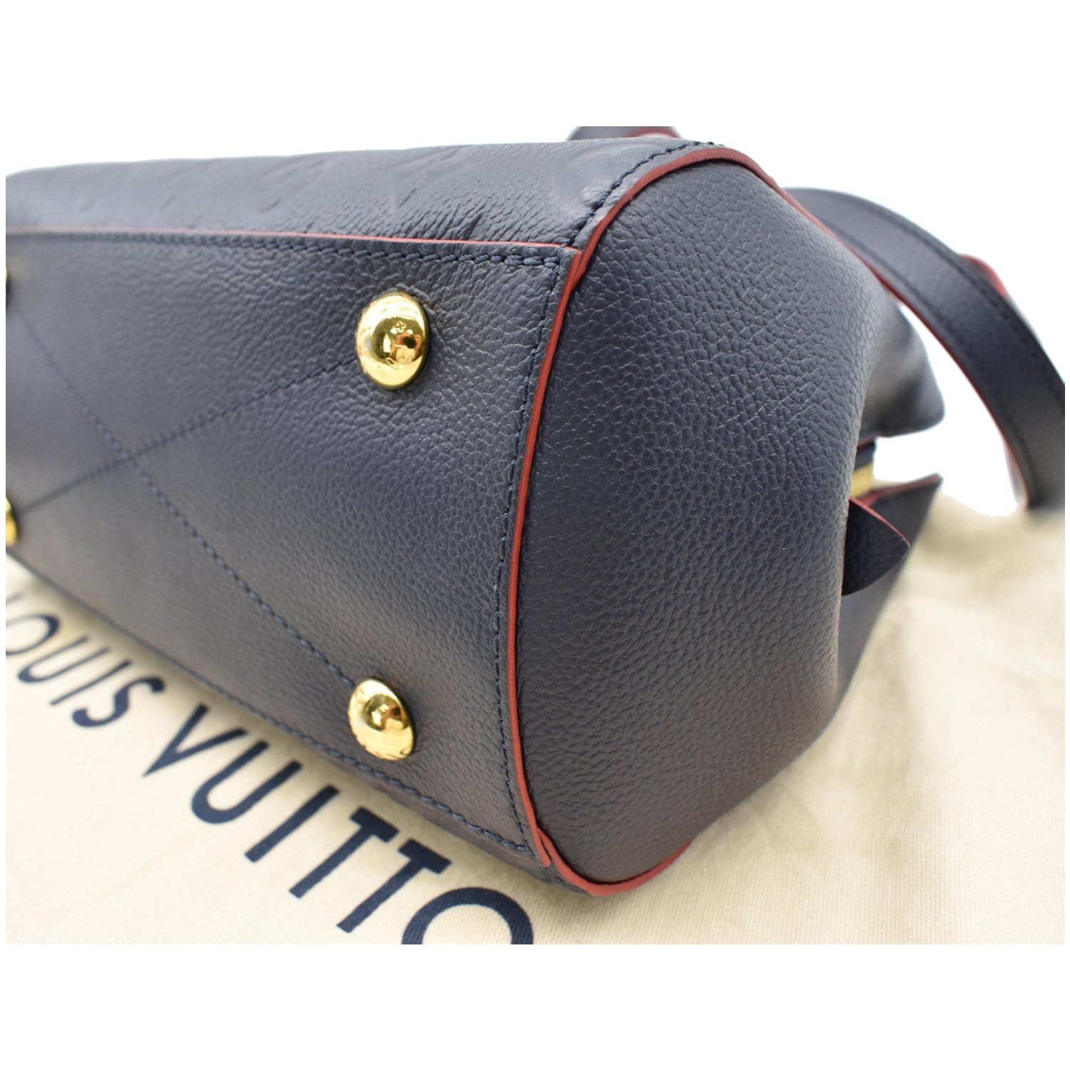 Louis Vuitton Montaigne Handbag Monogram Empreinte Leather BB