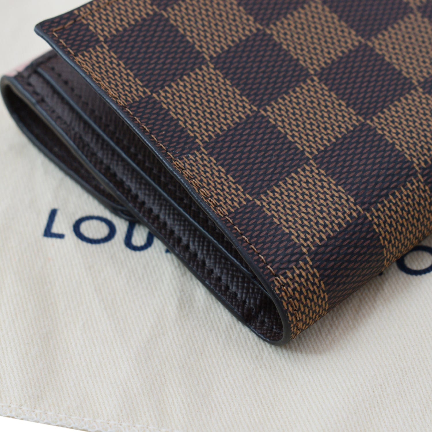 Louis Vuitton, Bags, Louis Vuitton Damier Ebene Compact Wallet 212