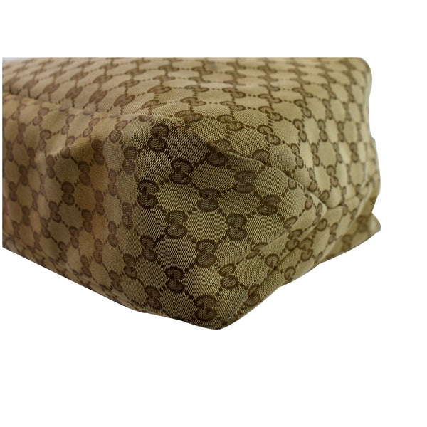 Gucci Horsebit GG Canvas Large Hobo Bag Beige preview