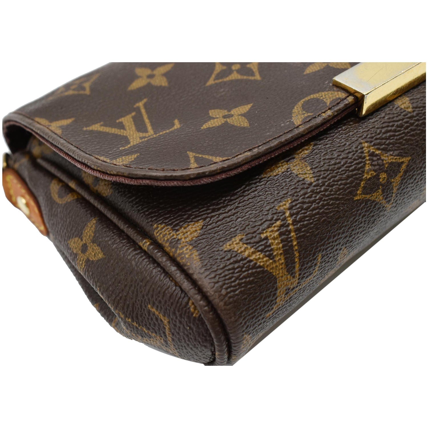 Clutch bag Louis Vuitton Brown in Synthetic - 31181385
