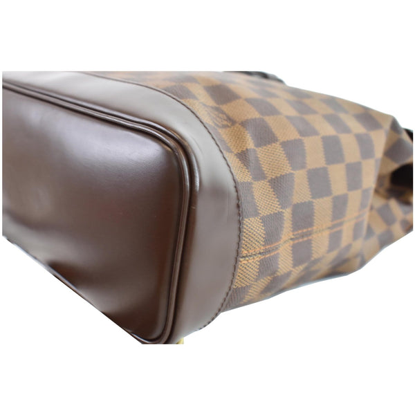 LOUIS VUITTON Soho Damier Ebene Backpack Bag Brown