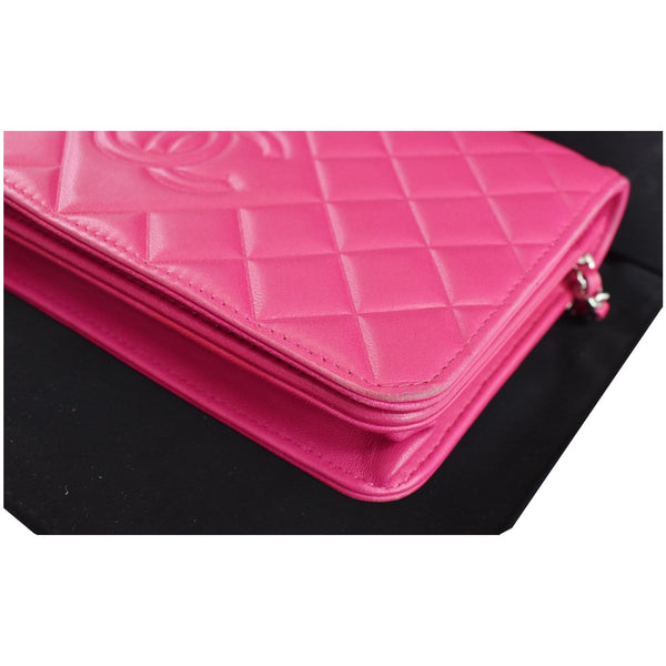 Chanel Diamond CC Wallet On Chain WOC  Bag