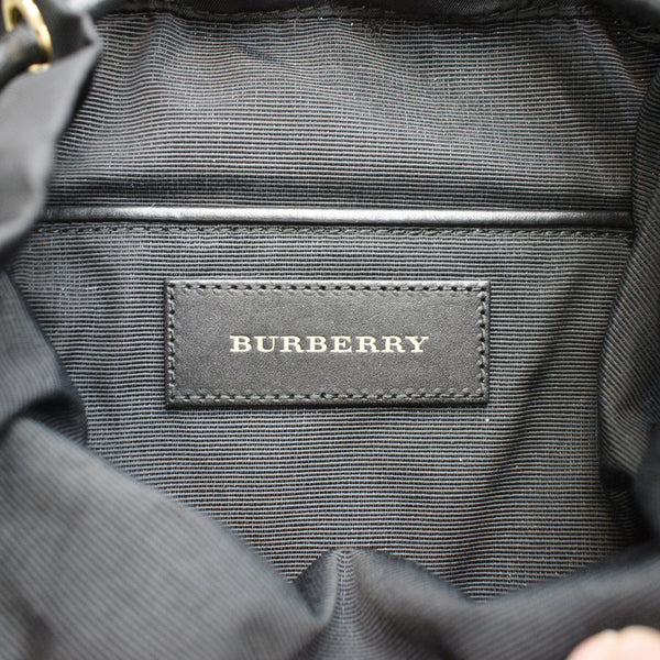 BURBERRY Technical Rucksack Nylon Backpack Bag Black