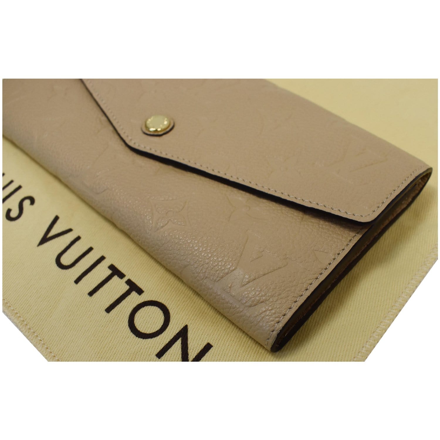 Louis Vuitton Grenat Empreinte Leather Curieuse Wallet Louis Vuitton