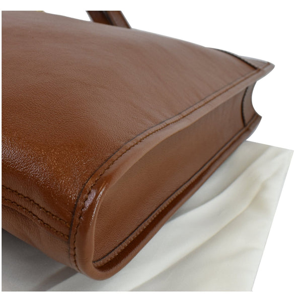 Gucci Rajah Large Leather Tote bag close view