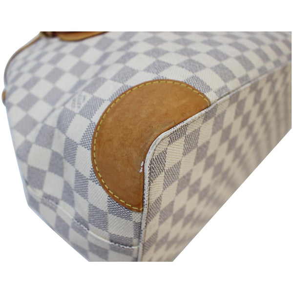 preowned Lv Hampstead PM Damier Azur Shoulder Bag