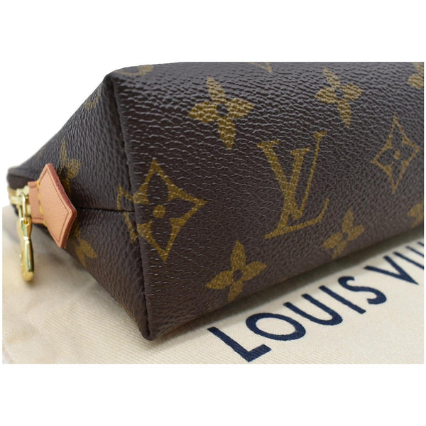 LOUIS VUITTON Monogram Canvas Cosmetic Pouch Brown