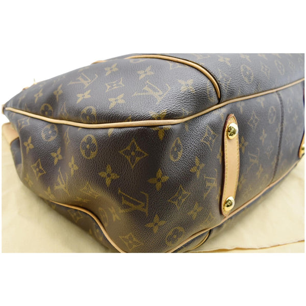 LOUIS VUITTON Galliera GM Monogram Canvas Tote Shoulder Bag Brown