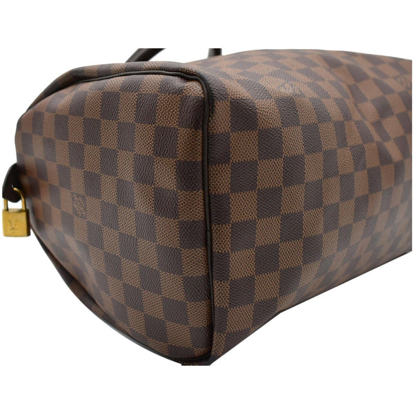 LOUIS VUITTON Speedy 30 Damier Ebene Satchel Bag Brown