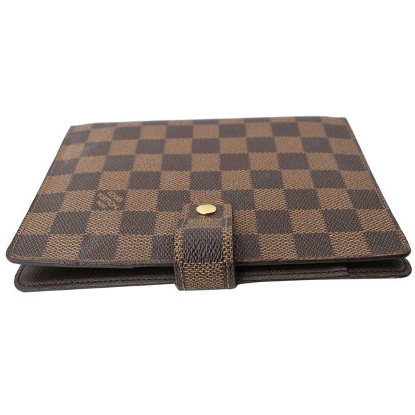 LOUIS VUITTON Agenda MM Damier Ebene Planner Cover Brown