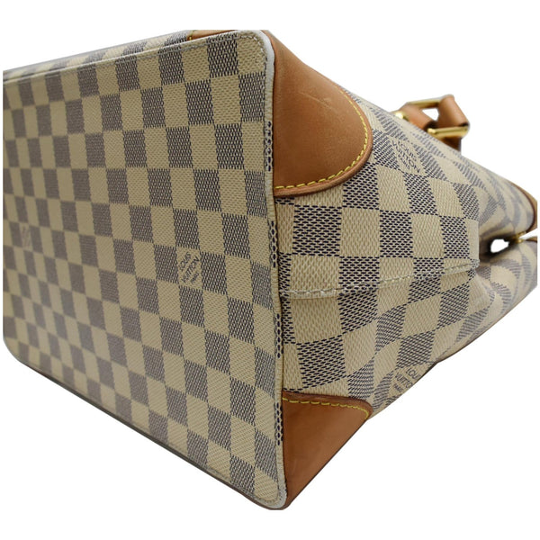 LOUIS VUITTON  Hampstead PM Damier Azur Shoulder Bag White