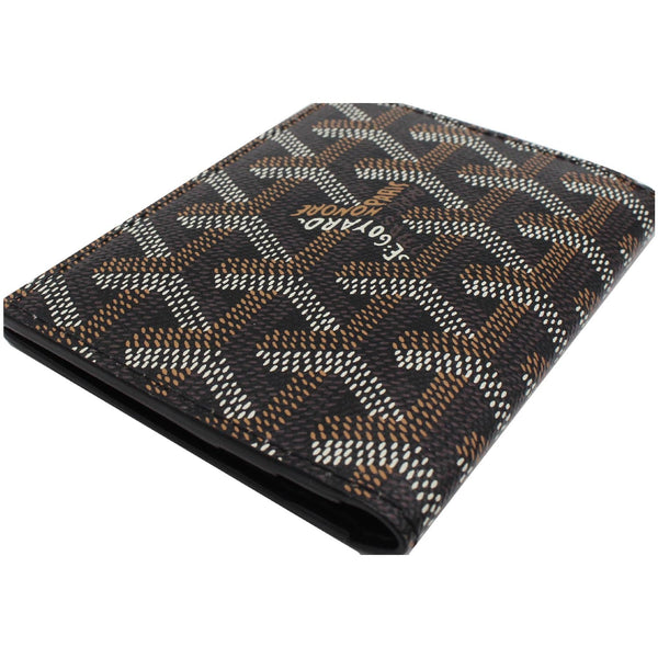 GOYARD Bi-Fold Coated Canvas Wallet Black