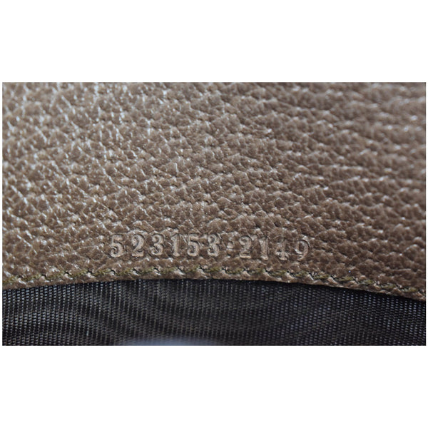 Gucci Ophidia GG Continental Supreme Canvas Wallet Beige 523153