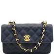 CHANEL Classic Timeless Small Satin Shoulder Bag Black