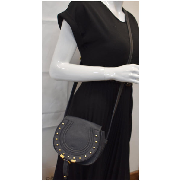 Chloe Mini Marcie Leather Shoulder Handbag for Women