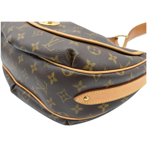 LOUIS VUITTON Tulum PM Monogram Canvas Shoulder Bag Brown