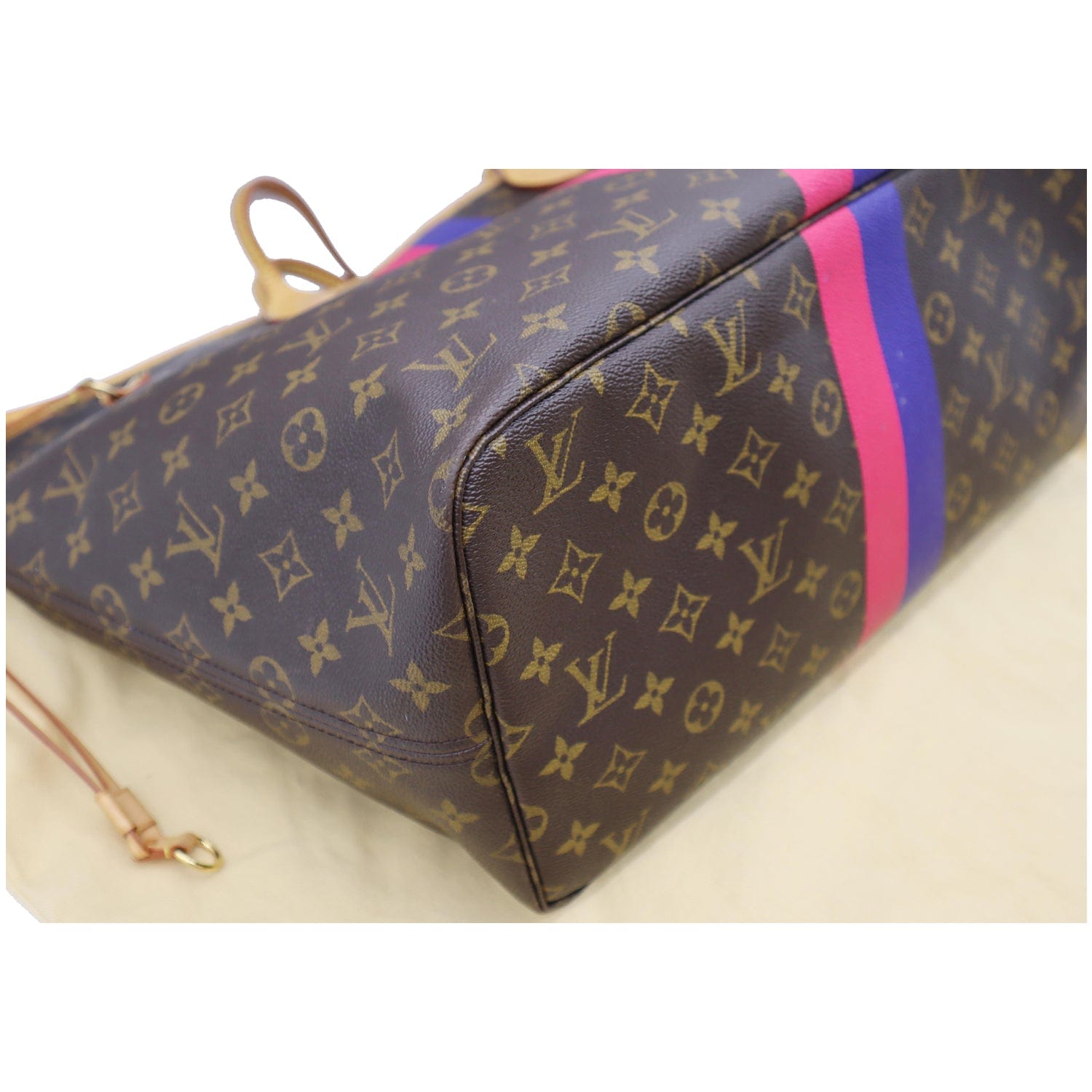 Louis Vuitton Neverfull My LV Heritage Monogram Canvas Tote Bag Brown